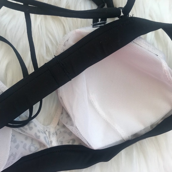 VS Leopard Strappy Padded Bralette Bra NWT S Satin - Picture 4 of 4